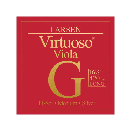 "Cuerda de viola Larsen Virtuoso 3ª Sol Extra long Medium"