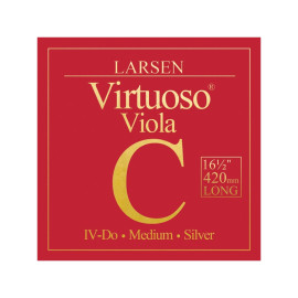 "Cuerda de viola Larsen Virtuoso 4ª Do Extra Long Medium"