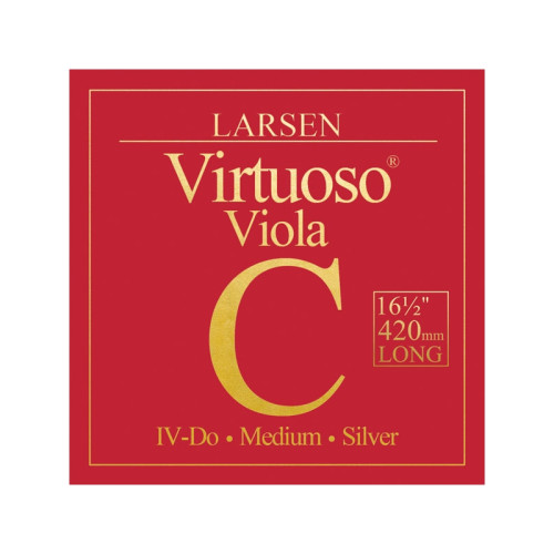 "Cuerda de viola Larsen Virtuoso 4ª Do Extra Long Medium"