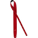OSVG-RD RED VEGAN GUITAR STRAP
