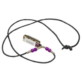 ARMON MINI HARP NECKLACE PURPL