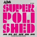 JUEGO DE CUERDAS PARA GUITARRA ELÉCTRICA LA BELLA SUPER POLISHED REGULAR 1-46