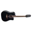 GUITARRA TAKAMINE GD38  E/A DREADNOUGHT CUTAWAY 12 St - NEGRA