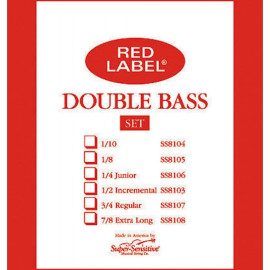 "Cuerda contrabajo Super-Sensitive Red Label 3ª La"