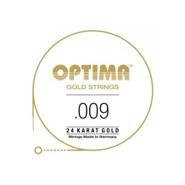 "Cuerda de guitarra eléctrica Optima 24K Gold Strings 009"