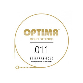 "Cuerda de guitarra eléctrica Optima 24K Gold Strings 011"