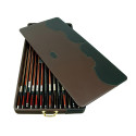 Estuche 15 arcos violín/viola/cello Pedi negro/marrón Marrón