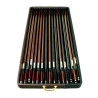 Estuche 15 arcos violín/viola/cello Pedi negro/marrón Marrón