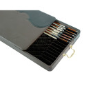 Estuche 15 arcos violín/viola/cello Pedi negro/marrón Marrón