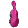 Estuche cello Bam L'Étoile Hightech ET1005XL Rojo frambuesa 4/4
