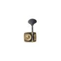 Clavijero para contrabajo Rubner 4 piezas individuales 140-114-005-2 dorado/negro