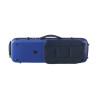 Estuche violín Artist Dynamic policarbonato rectangular con bolsa partituras 4/4 Azul