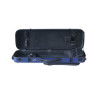 Estuche violín Artist Dynamic policarbonato rectangular con bolsa partituras 4/4 Azul