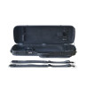 Estuche violín Artist Dynamic policarbonato rectangular con bolsa partituras 4/4 Negro