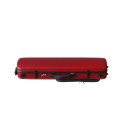 Estuche violín Artist Dynamic policarbonato rectangular con bolsa partituras 4/4 Rojo