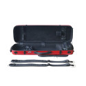 Estuche violín Artist Dynamic policarbonato rectangular con bolsa partituras 4/4 Rojo
