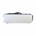 Estuche violín Artist Dynamic policarbonato rectangular con bolsa partituras 4/4 Blanco