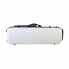 Estuche violín Artist Dynamic policarbonato rectangular con bolsa partituras 4/4 Blanco