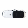 Estuche violín Artist Dynamic policarbonato rectangular con bolsa partituras 4/4 Blanco