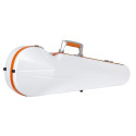 Estuche violín Bam SUP2002XL Ice Suprême Hightech forma 4/4 Blanco/Naranja