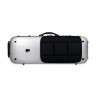 Estuche viola Artist Dynamic policarbonato rectangular con bolsa partituras Brushed aluminum Aluminio cepillado