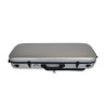Estuche viola Artist Dynamic policarbonato rectangular con bolsa partituras Brushed aluminum Aluminio cepillado