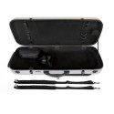 Estuche viola Artist Dynamic policarbonato rectangular con bolsa partituras Brushed aluminum Aluminio cepillado