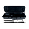 Estuche viola Artist Dynamic policarbonato rectangular con bolsa partituras Black Negro