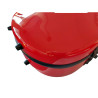 Estuche viola Rapsody Rainbow forma rojo (B-Stock nº 140) Rojo