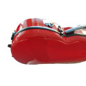 Estuche viola Rapsody Rainbow forma rojo (B-Stock nº 140) Rojo