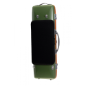 Estuche violín Bam Graffiti Rectangular Hightech GRAF2018XL Verde/naranja