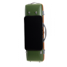 Estuche violín Bam Graffiti Rectangular Hightech GRAF2018XL Verde/naranja