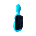 Estuche violín Rapsody Rocket 3D 4/4 Turquesa