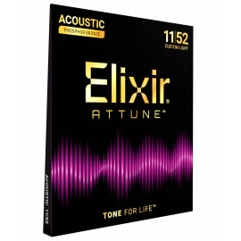 JUEGO ACÚSTICA ATTUNE 92/8 PHOSPHOR BZ. CUSTOM LIGHT 11-52