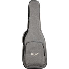Funda Ukelele Bajo Flight Mini Bass Gris