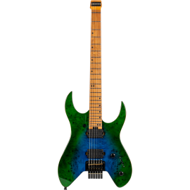 Guitarra Eléctrica Spira S500-GBR Headless Green/Blue