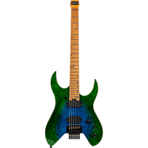 Guitarra Eléctrica Spira S500-GBR Headless Green/Blue