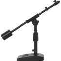 Soporte de micrófono con brazo boom telescópico para escritorio y bombo
