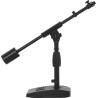 Soporte de micrófono con brazo boom telescópico para escritorio y bombo