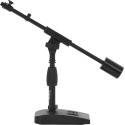 Soporte de micrófono con brazo boom telescópico para escritorio y bombo