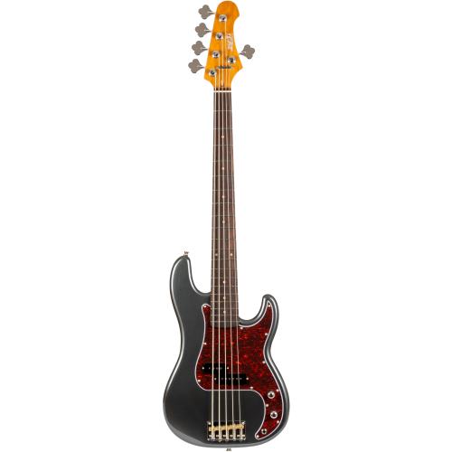 Bajo Eléctrico 5 Cuerdas Jet JPB305-CRC Charcoal