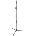Soporte de micrófono compacto con brazo boom fijo y base de trípode