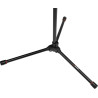 Soporte de micrófono compacto con brazo boom fijo y base de trípode