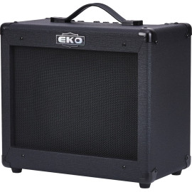 AMPLIFICADOR GUITARRA EKO COMBO BS25 BLACK STEALTH REVERB 1 x 10"" - 25W 