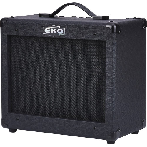 AMPLIFICADOR GUITARRA EKO COMBO BS25 BLACK STEALTH REVERB 1 x 10"" - 25W 