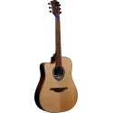 GUITARRA ACÚSTICA DREADNOUGHT TRAMONTANE HYVIBE 15 A/E CUTAWAY (ZURDOS)
