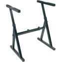 Soporte/base para teclado. Color negro. Forma en ?Z?