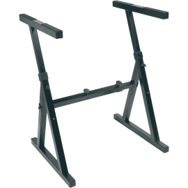 Soporte/base para teclado. Color negro. Forma en ?Z?