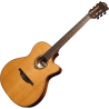 GUITARRA ACUSTICA NYLON LAG AUDITORIUM SLIM Cutaway Red Cedar - Khaya