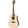GUITARRA ACÚSTICA LÂG DREADNOUGHT CUTAWAY TRAMONTANE 218 A/E - NATURAL